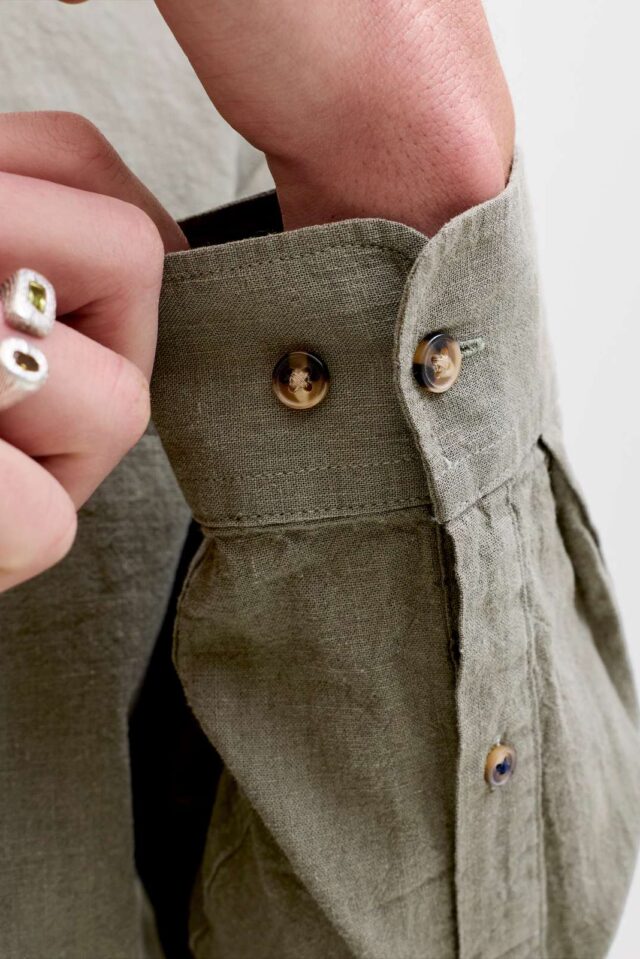 JJESUMMER LINEN BLEND SHIRT L/S SN