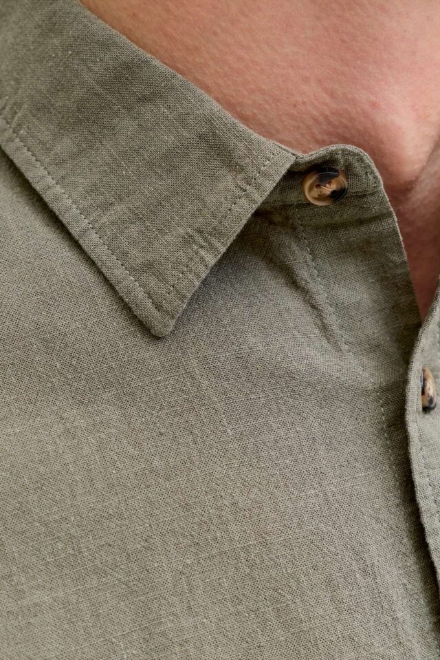 JJESUMMER LINEN BLEND SHIRT L/S SN