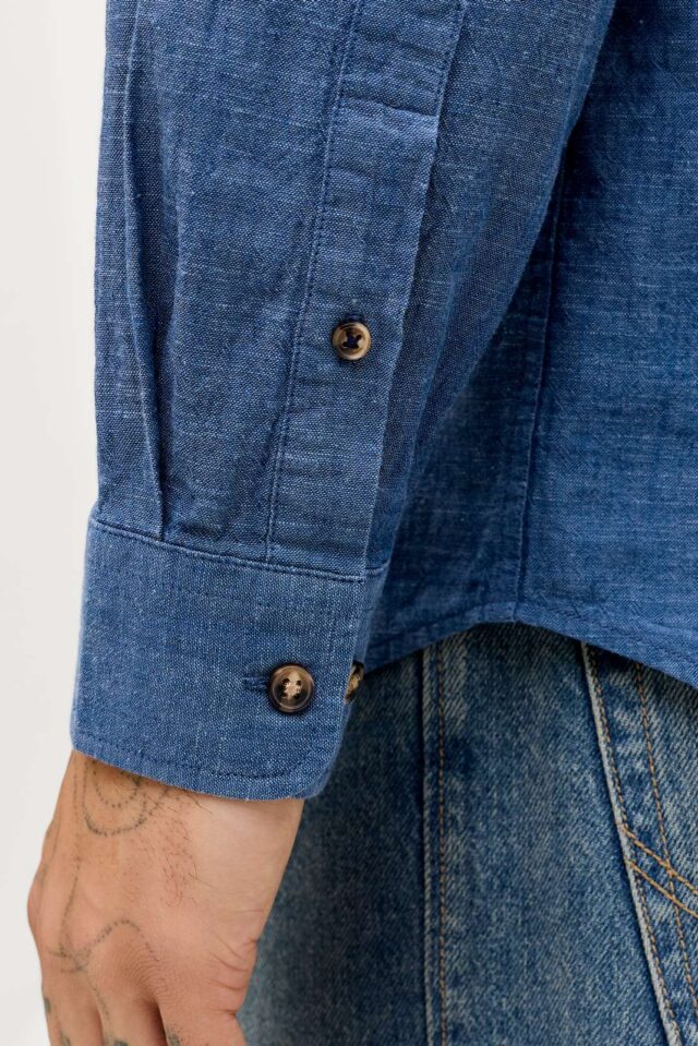 JJESUMMER LINEN BLEND SHIRT L/S SN