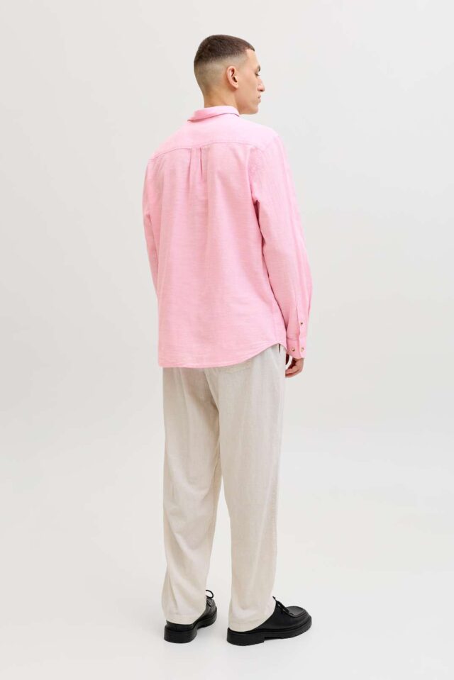 JJESUMMER LINEN BLEND SHIRT L/S SN