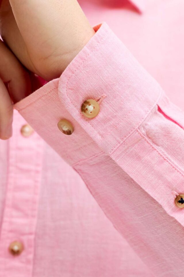 JJESUMMER LINEN BLEND SHIRT L/S SN