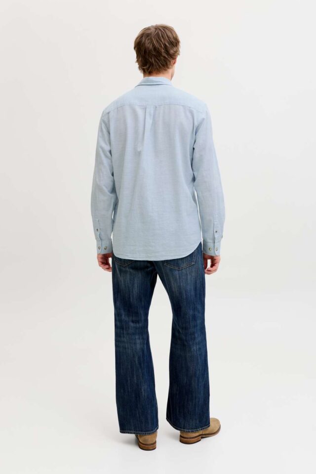 JJESUMMER LINEN BLEND SHIRT L/S SN