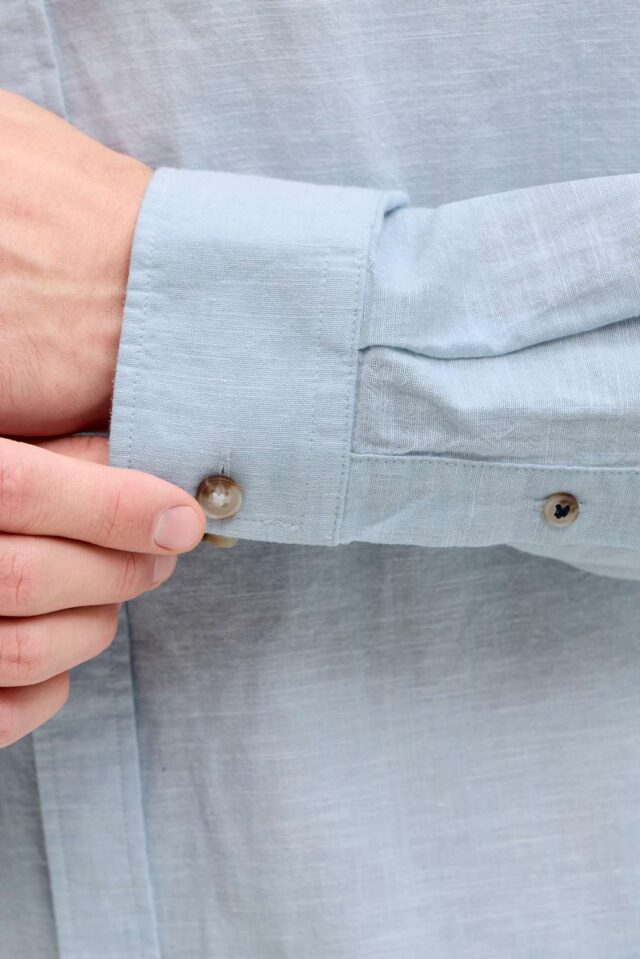 JJESUMMER LINEN BLEND SHIRT L/S SN