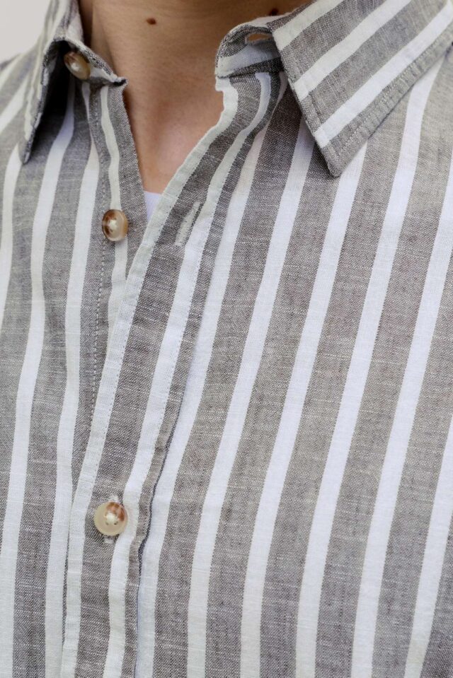 JJESUMMER LINEN BLEND SHIRT L/S SN