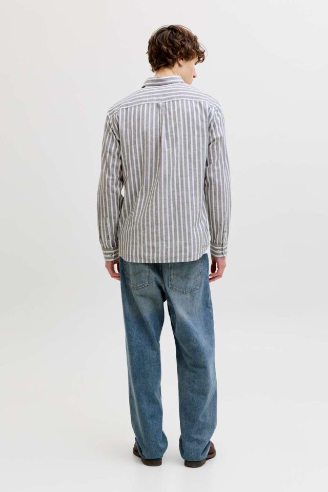 JJESUMMER LINEN BLEND SHIRT L/S SN