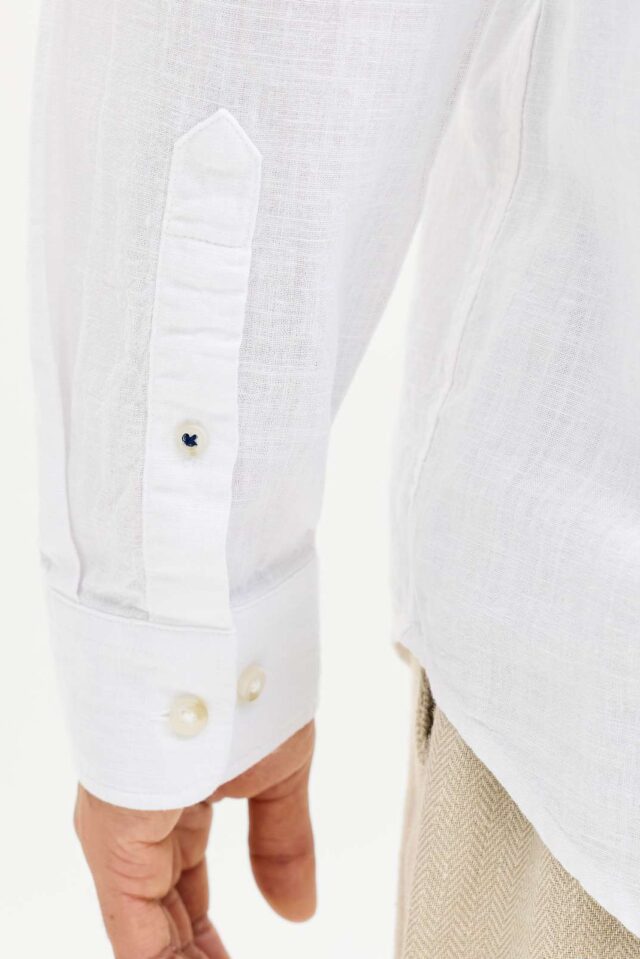 JJESUMMER LINEN BLEND TUNIC SHIRT L/S SN