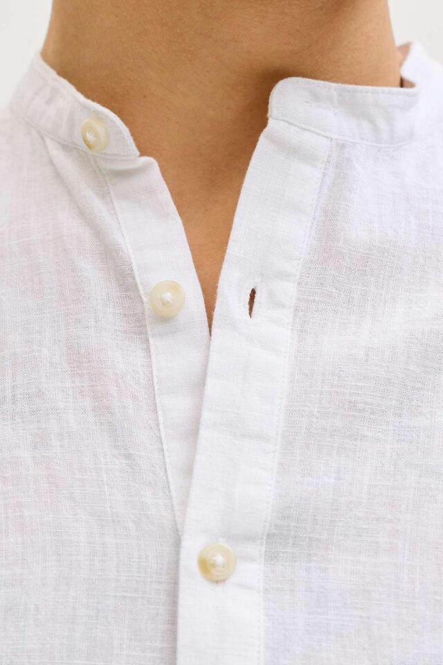 JJESUMMER LINEN BLEND TUNIC SHIRT L/S SN