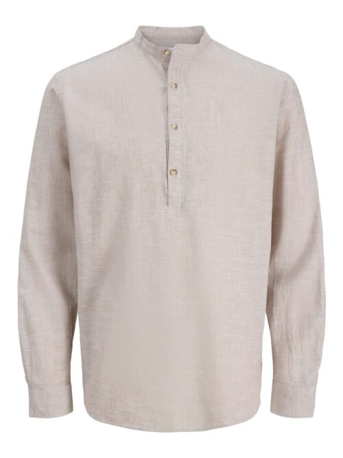JJESUMMER LINEN BLEND TUNIC SHIRT L/S SN String
