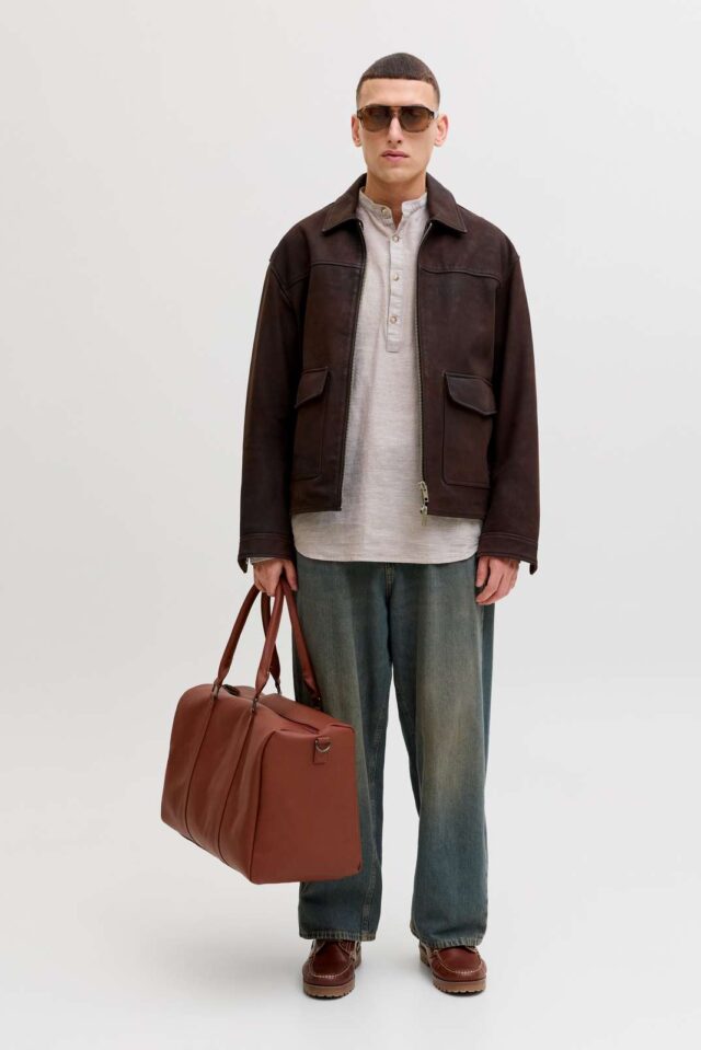 JJESUMMER LINEN BLEND TUNIC SHIRT L/S SN