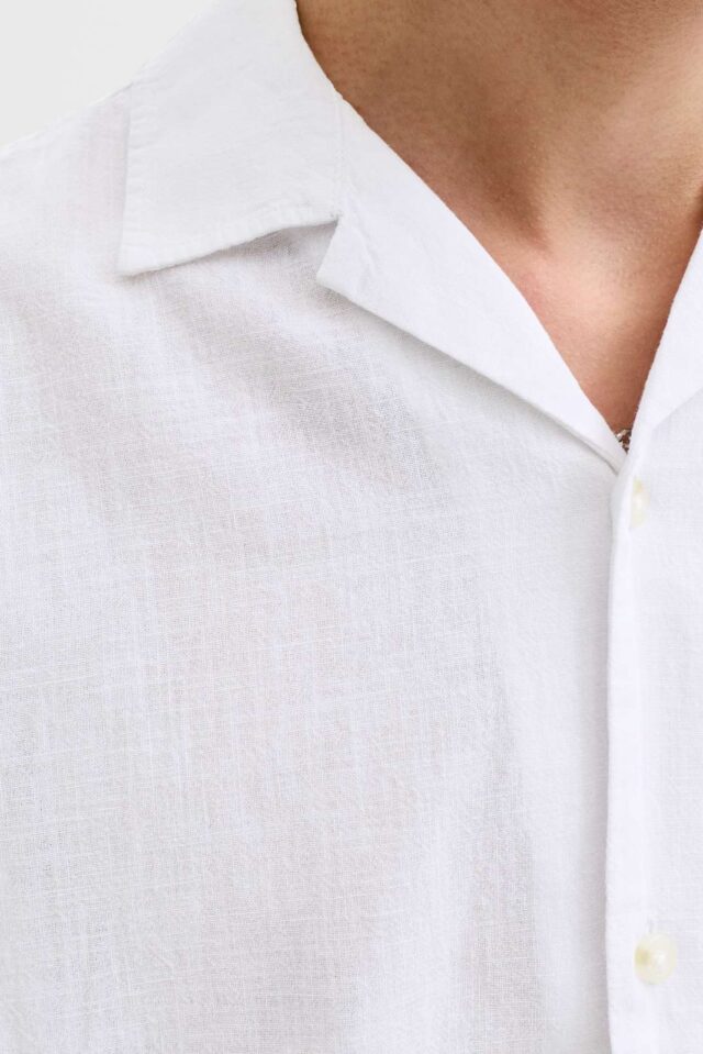 JJESUMMER LINEN BLEND RESORT SHIRT SS SN