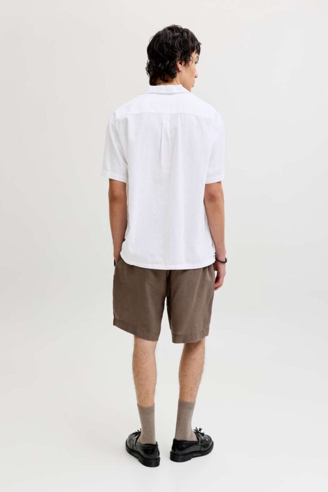JJESUMMER LINEN BLEND RESORT SHIRT SS SN