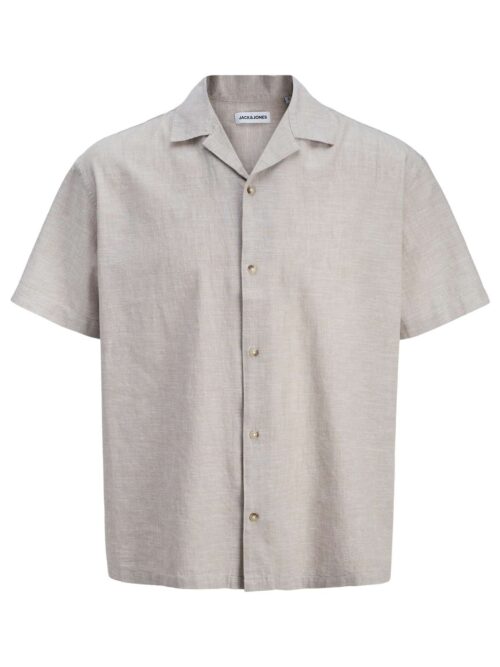 JJESUMMER LINEN BLEND RESORT SHIRT SS SN String