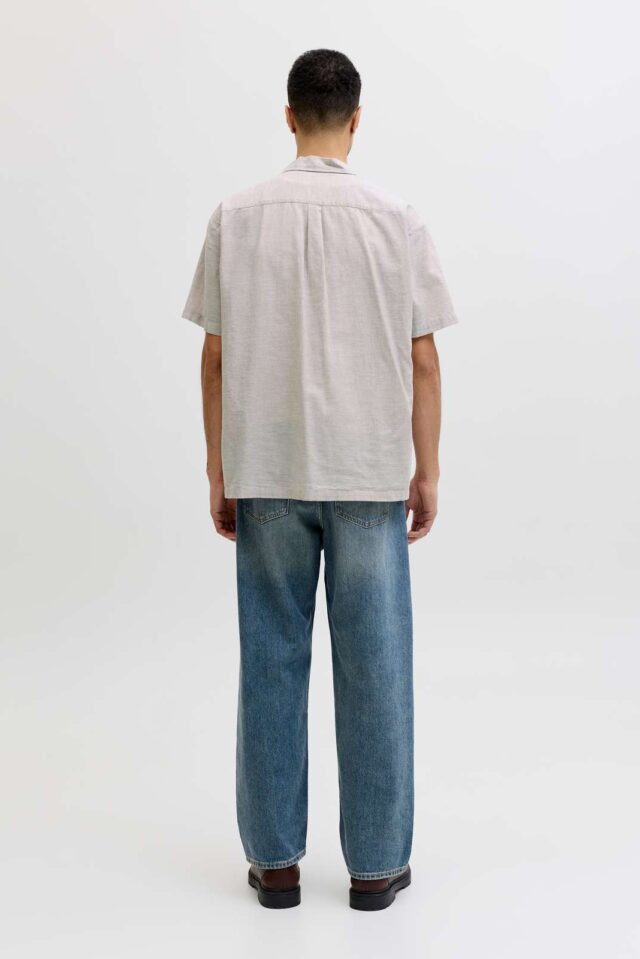 JJESUMMER LINEN BLEND RESORT SHIRT SS SN