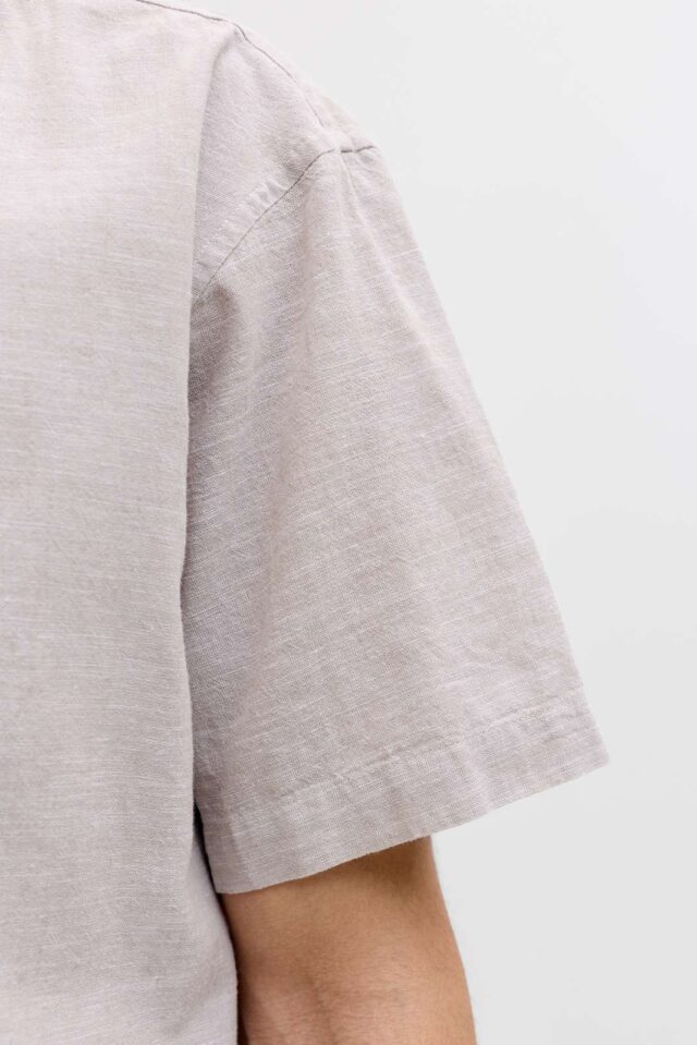 JJESUMMER LINEN BLEND RESORT SHIRT SS SN