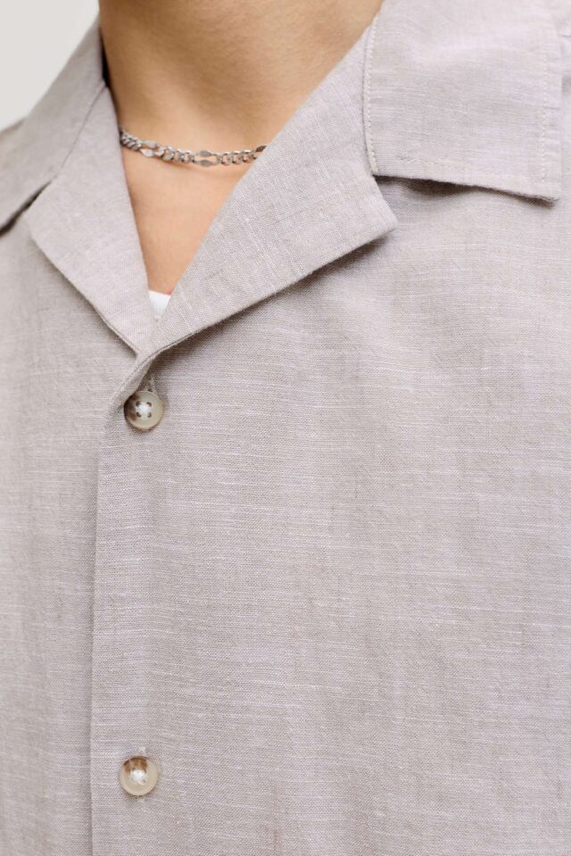 JJESUMMER LINEN BLEND RESORT SHIRT SS SN