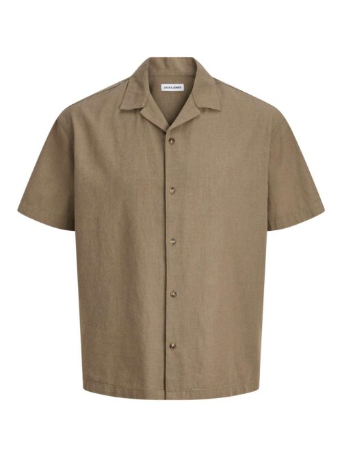 JJESUMMER LINEN BLEND RESORT SHIRT SS SN Falcon