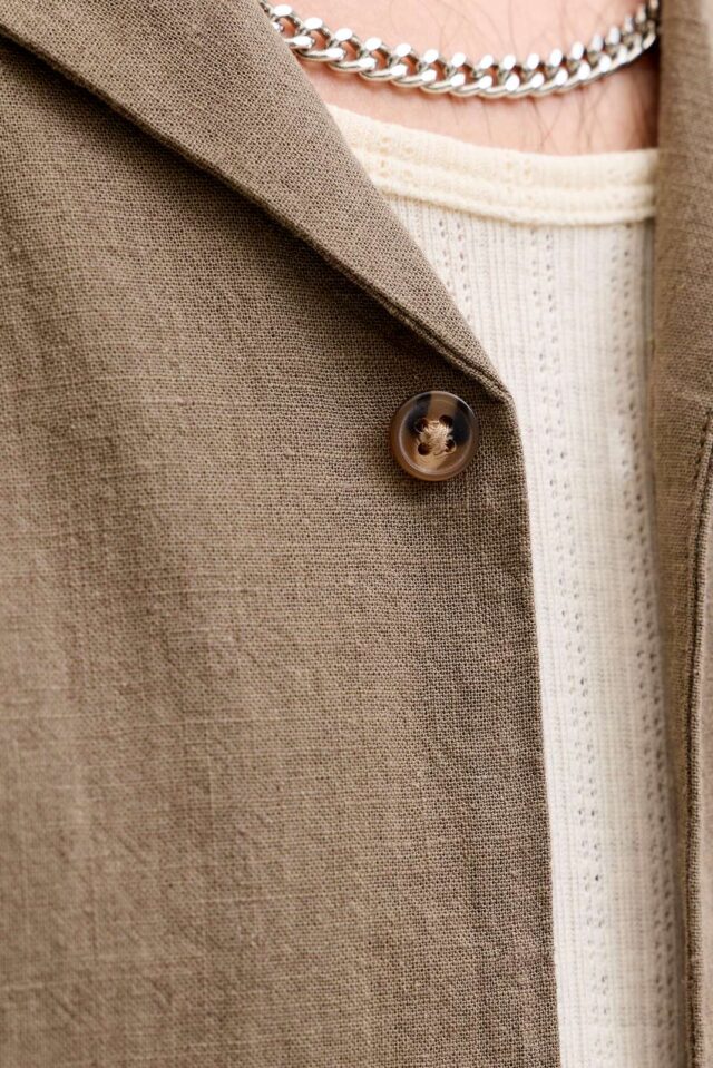 JJESUMMER LINEN BLEND RESORT SHIRT SS SN