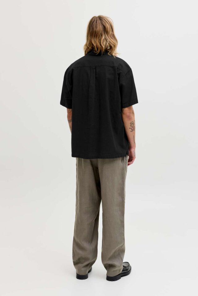 JJESUMMER LINEN BLEND RESORT SHIRT SS SN