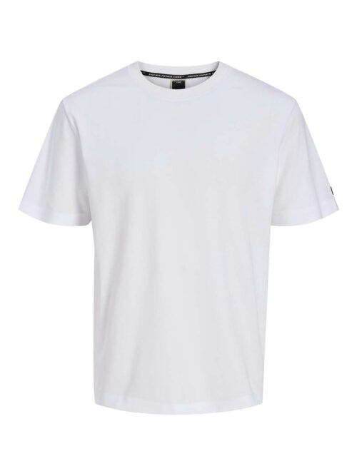 JCOFUSION BADGE TEE SS CREW NECK LN Bright White