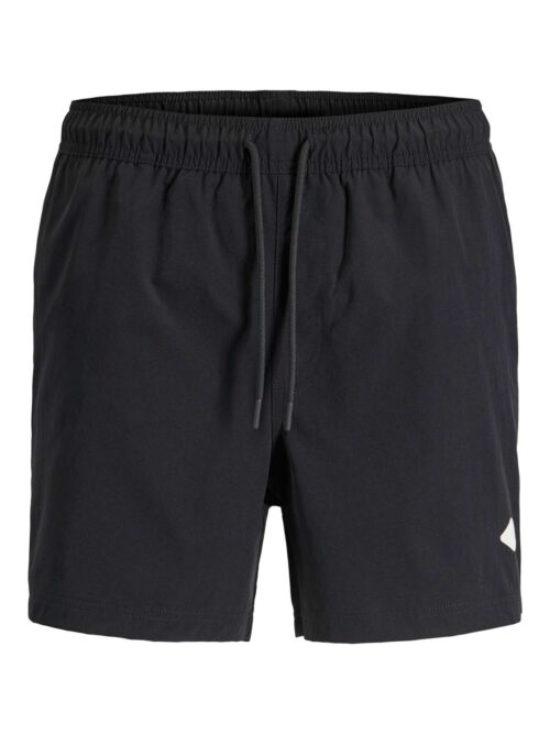 JPSTMAUI TROPIC SOLID SWIM SHORTS REG SN Black
