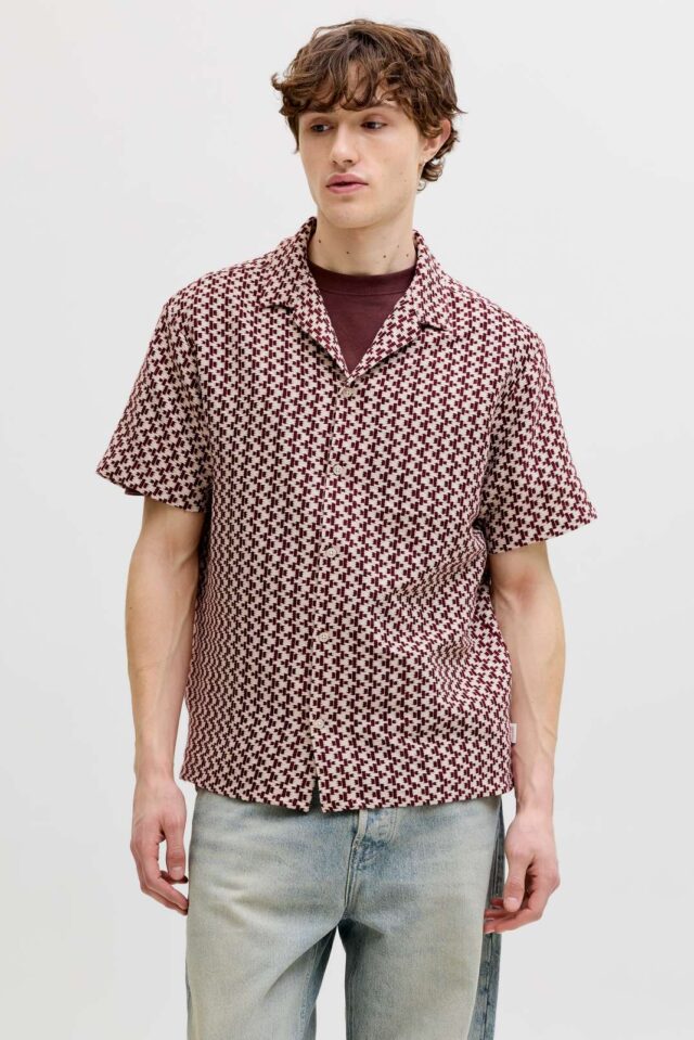 JORMONTAUK CROCHET SHIRT SS SA26 LN