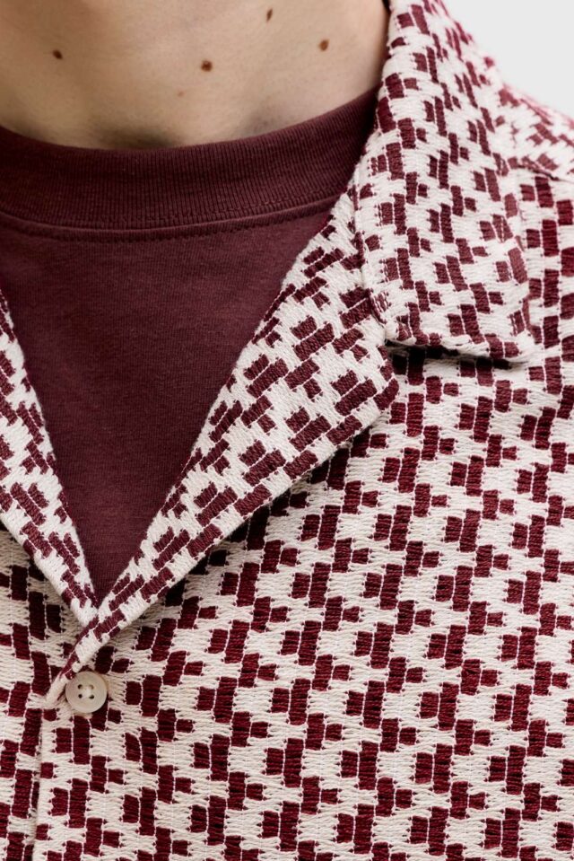 JORMONTAUK CROCHET SHIRT SS SA26 LN