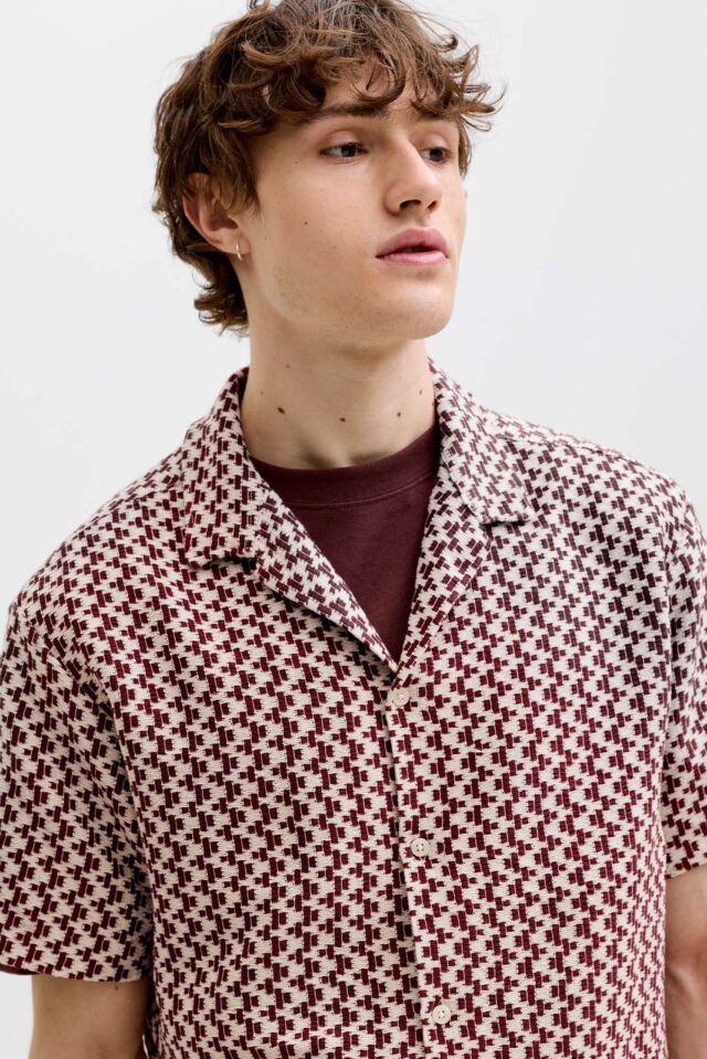 JORMONTAUK CROCHET SHIRT SS SA26 LN
