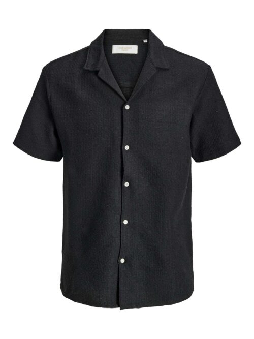 JORMONTAUK CROCHET SHIRT SS SA26 LN Black