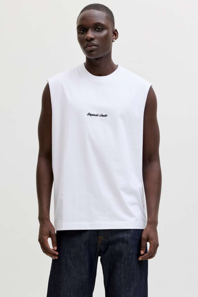 JORNORREBRO EMB TEE SL CREW NECK LN