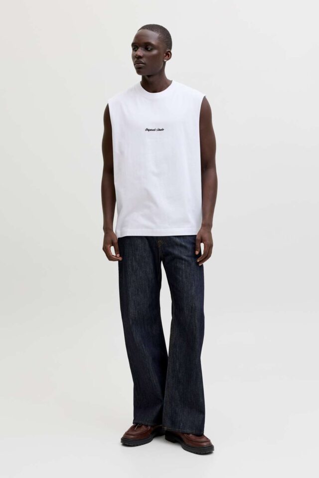 JORNORREBRO EMB TEE SL CREW NECK LN