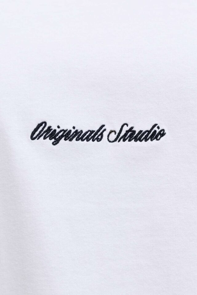 JORNORREBRO EMB TEE SL CREW NECK LN