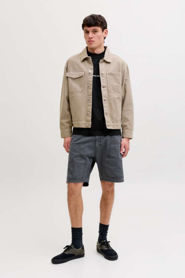 JORNORREBRO EMB TEE SL CREW NECK LN