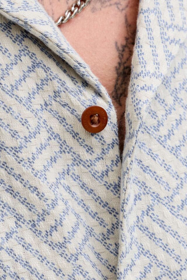 JPRBLUWINSON PRINT DOBBY S/S SHIRT LN