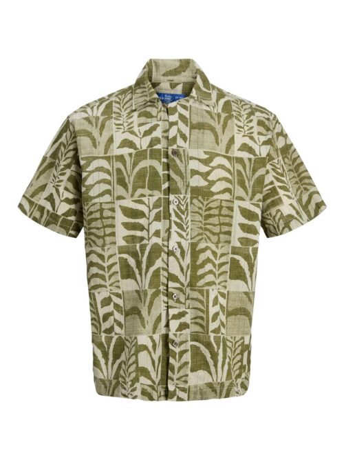 JPRBLULYON PRINT DOBBY S/S SHIRT SN Mermaid