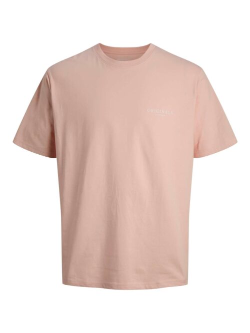 JORMONTAUK AOP BACK TEE SS CREW NECK SN Peach Melba