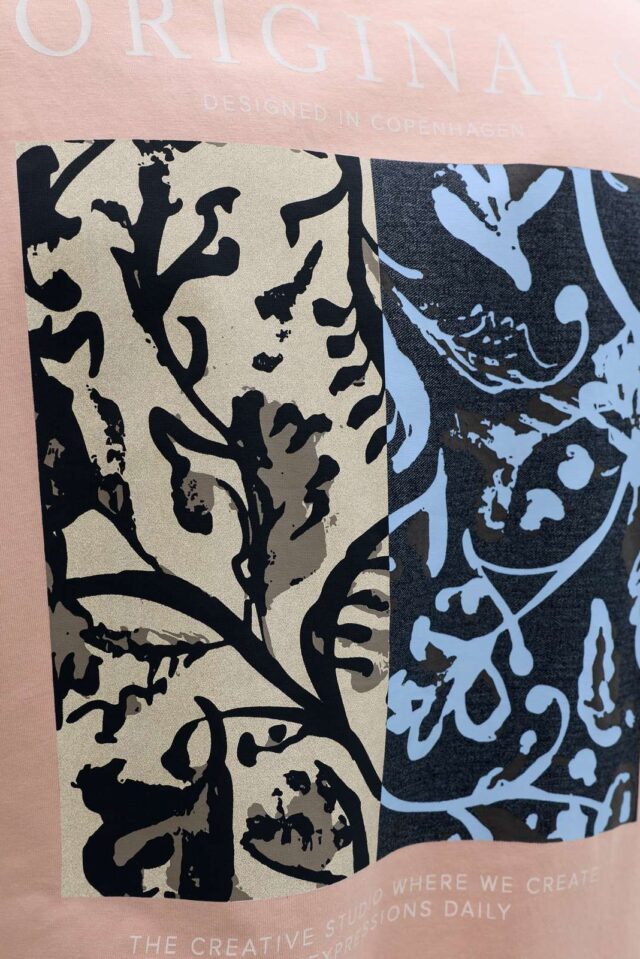 JORMONTAUK AOP BACK TEE SS CREW NECK SN