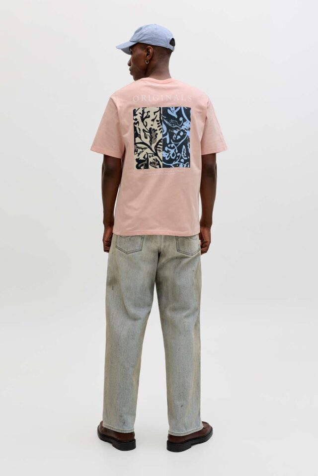 JORMONTAUK AOP BACK TEE SS CREW NECK SN