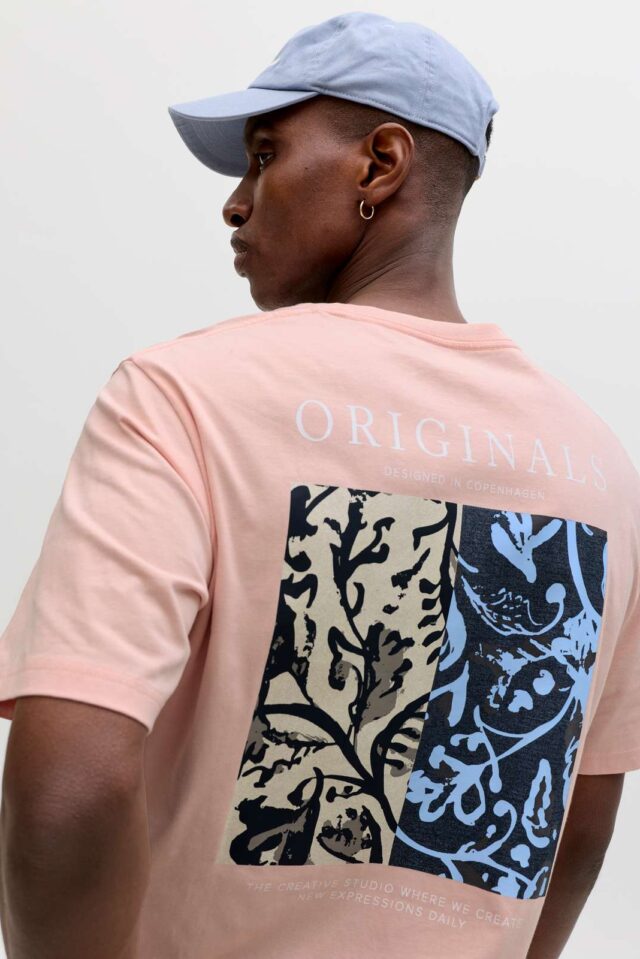 JORMONTAUK AOP BACK TEE SS CREW NECK SN