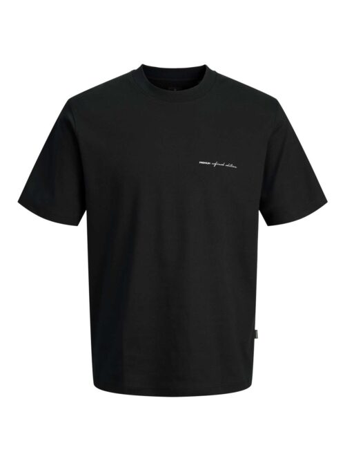 JPRBLAOWEN SS BRANDING TEE SN Black