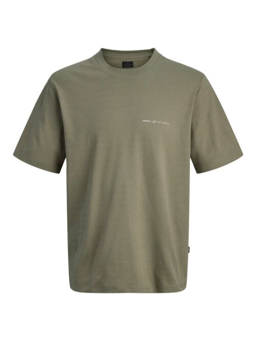 JPRBLAOWEN SS BRANDING TEE SN Smokey Olive
