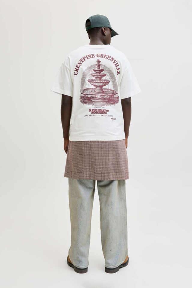 JORMAINE BACK TEE SS CREW NECK SN