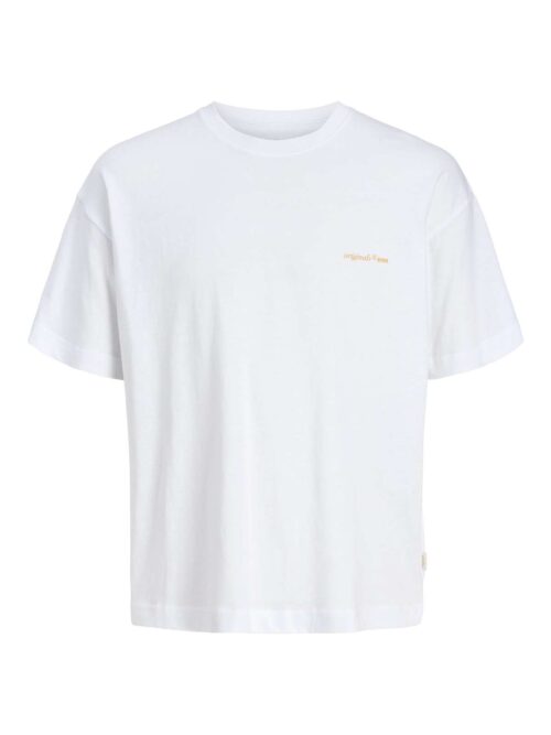 JORMONTAUK BACK GRAPHIC TEE SSCN EA26 SN Bright White