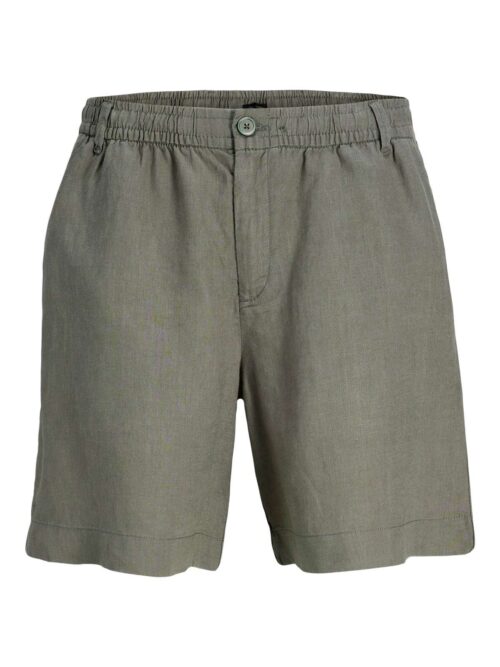 JPSTBILL LAWRENCE LINEN SHORTS REG LN Smokey Olive