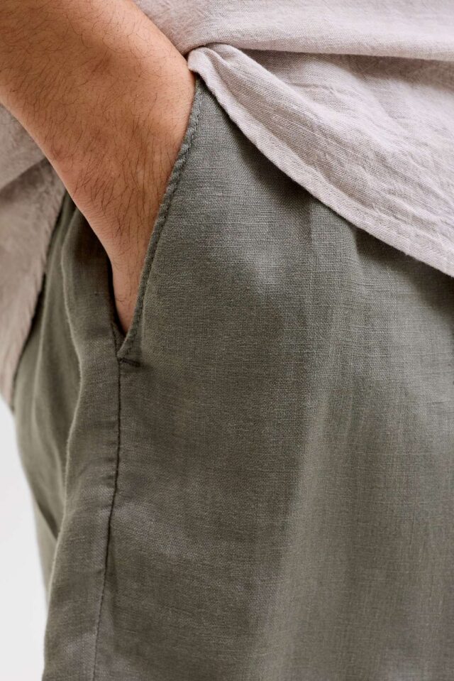 JPSTBILL LAWRENCE LINEN SHORTS REG LN