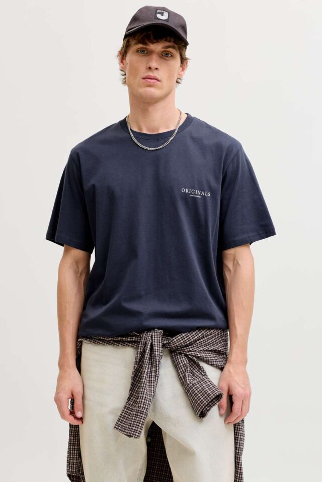 JORMONTAUK AOP BACK TEE SS CREW NECK SN