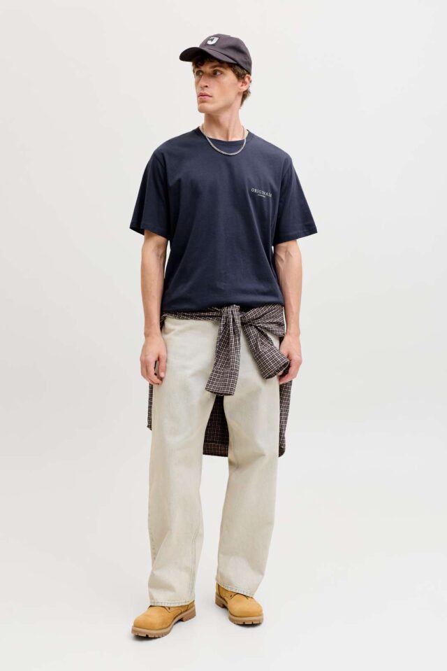 JORMONTAUK AOP BACK TEE SS CREW NECK SN