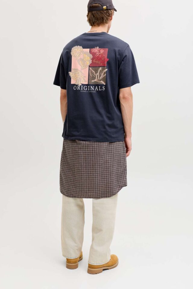 JORMONTAUK AOP BACK TEE SS CREW NECK SN