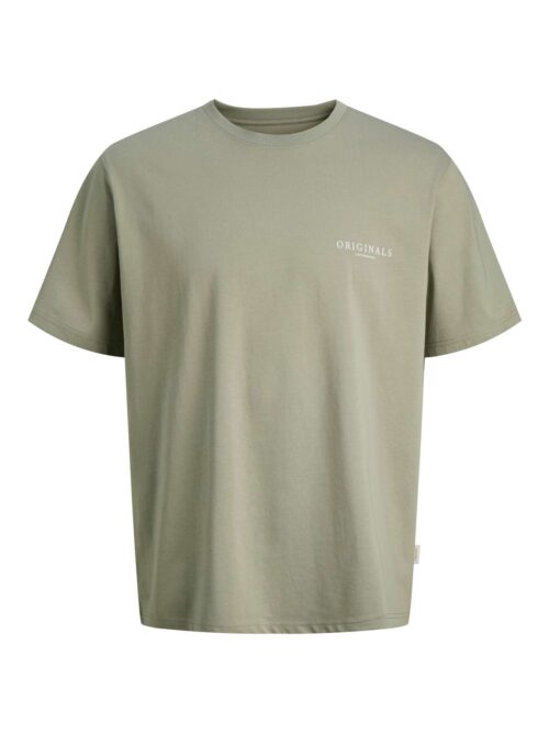 JORMONTAUK AOP BACK TEE SS CREW NECK SN Seagrass