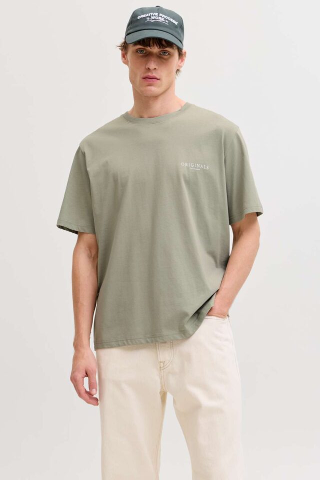 JORMONTAUK AOP BACK TEE SS CREW NECK SN