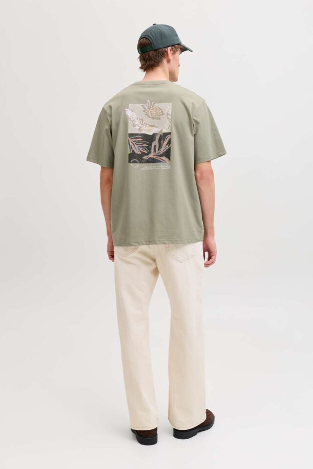 JORMONTAUK AOP BACK TEE SS CREW NECK SN